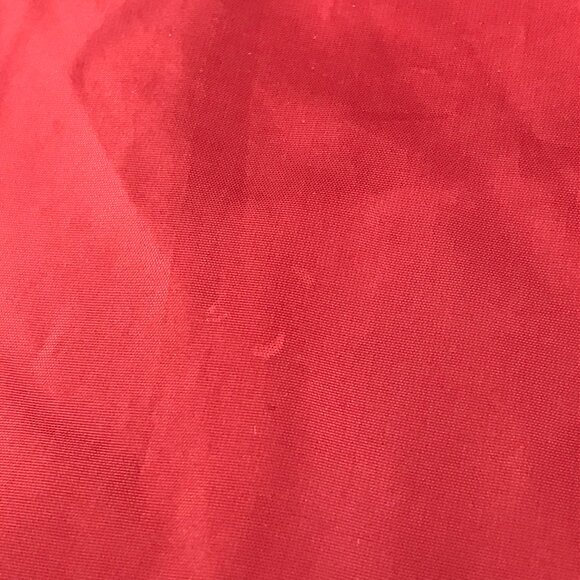 Adidas Essentials 3-Stripes Windbreaker Jacket Women's XXL Red Hooded Activewear - Picture 10 of 10